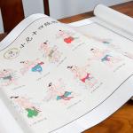 Scroll Wall Traditional Chinese Medicine Chart For Office And Family