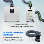 200W Laser Fume Extractor System Laser Engraver Smoke Purifier 210W
