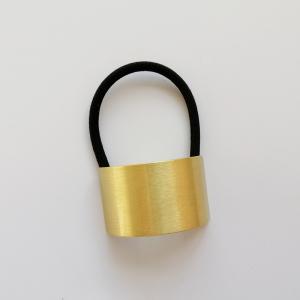 Wholesale Thick Stretchy Hair Ties For Sleeping Stretchy Ponytail Holders Golden Rope 4x2.5cm from china suppliers