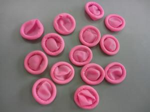 Wholesale ESD Pink Colored Cleanroom Finger Cots , Latex Free Finger Cots In Electronic Assembly from china suppliers
