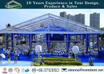 Large Transparent Party Tent With Glass Wall , Clear roof marquee For Wedding