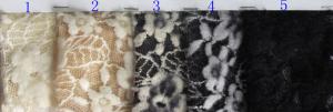 Wholesale Washable Brushed Floral Lace Stretch Fabric / Nylon Cotton Spandex Fabric CY-LQ0043 from china suppliers