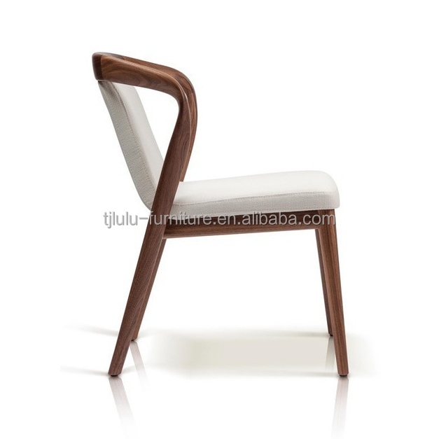 Apartment Nordic Solid Wood Dining Chair Modern Simple Negotiation Chair Leisure Armchair Style Leisure Chair