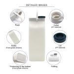 OEM 500ml BPA Free Collapsible Silicone Milk Bottle