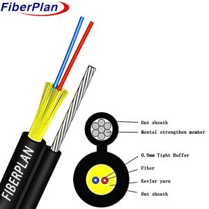 Wholesale Fiber To The Home Aerial Drop Cable Aramid Yarn 2 Core FTTH from china suppliers