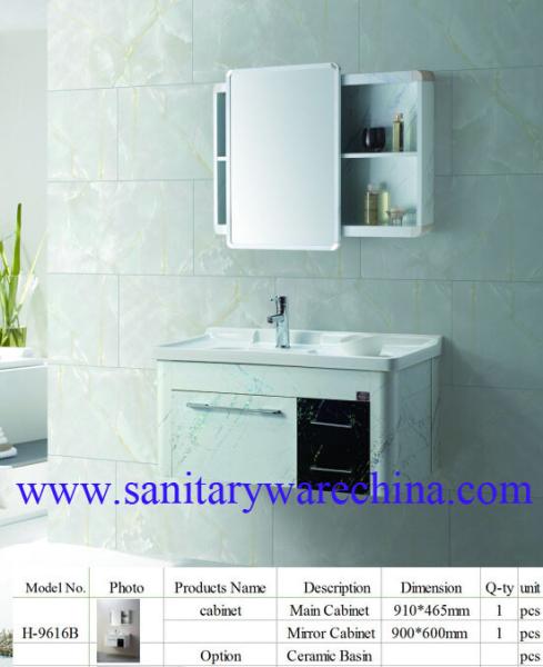 Modern Alunimun Bathroom Vanity/ aluminum alloy bathroom cabinet/Mirror Cabinet