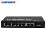 10/100M 8 port rj45 1 fiber port single fiber SM 1310nm/1550nm 20km optical