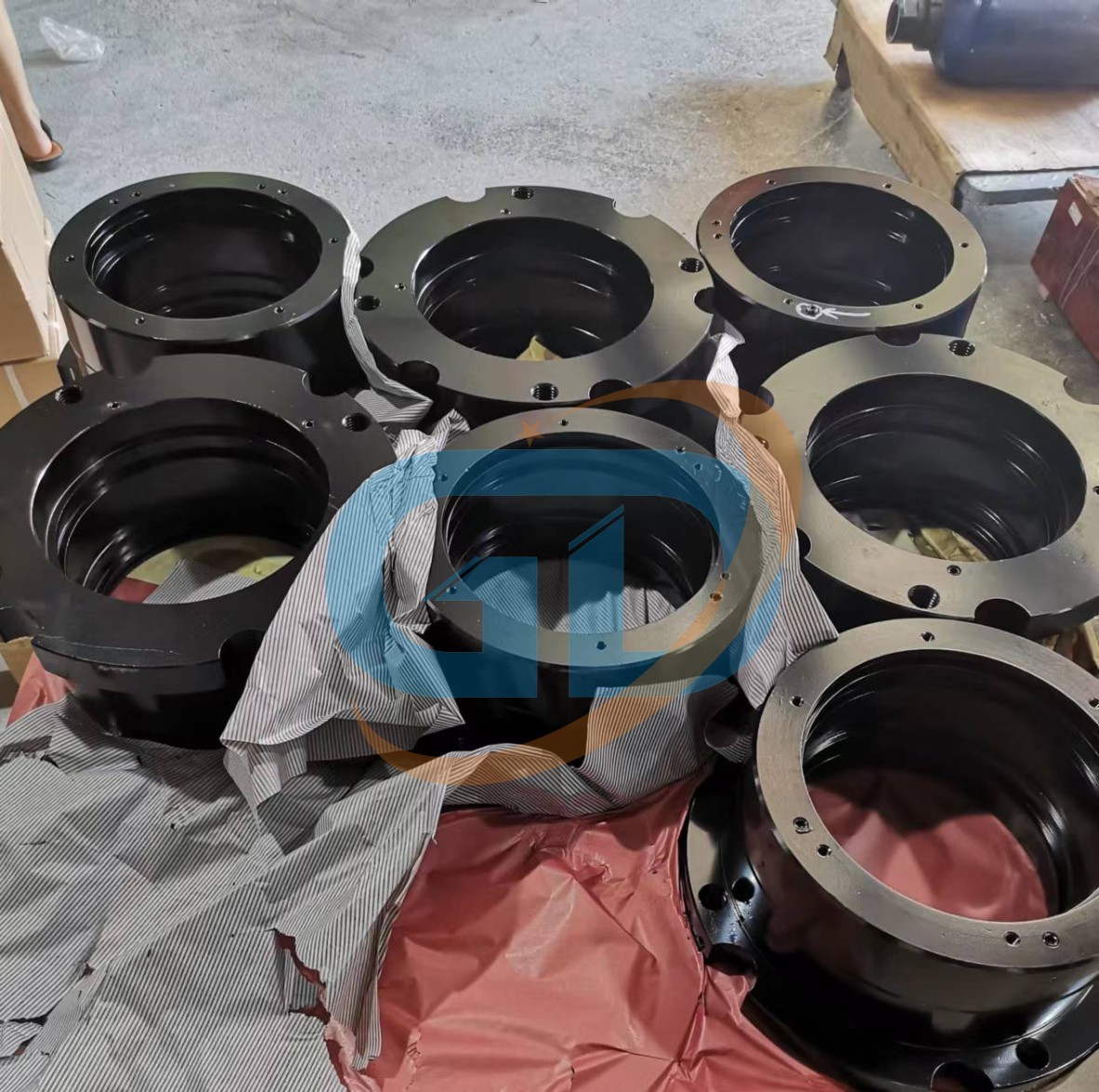 A820403000033 Round Flange Bearing Housing Big End For Sany Concrete Pump