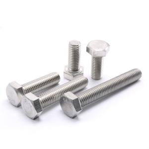 Wholesale DIN Standard 304 Stainless Steel Hex Bolt Full Thread Bolt M4 M5 M6 M8 Plain Finish from china suppliers