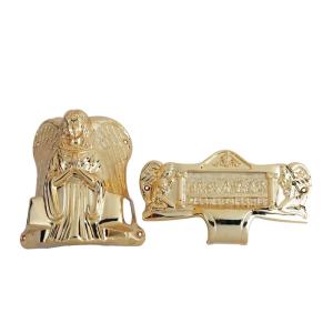 Wholesale 19# Funeral Decoration Casket Corners With Metal Bar from china suppliers