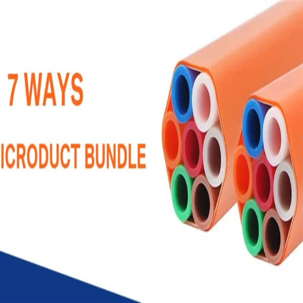12ways 5/3.5mm Hdpe Tube Bundle Fiber Optical Blowing Cable Underground Installation Fiber Bundle Pipe Machine