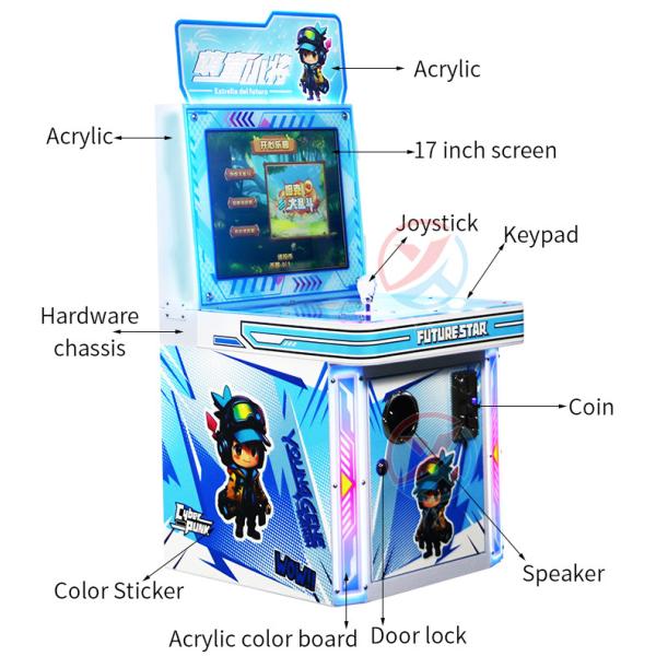 Single Player Happy Amusement Park Game Arcade Game Machine Video Game Coin Logistics Tracking