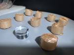 Customized Dia25.40* 15.00mm Cylindrical All Sides Polished Sapphire Lens