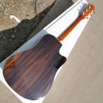 Custom Left Handed 814c Folk Acoustic Electric Guitar Natural Color