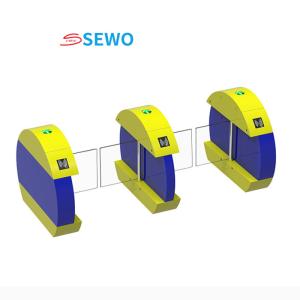 Wholesale Mini Boon Edam Full Height Turnstile Security Systems Barcode Card Swing Barriers For Kids from china suppliers