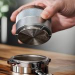 Coffee Tampers 58mm Eco-Friendly Stainless Steel Log Base Coffee Dispenser for