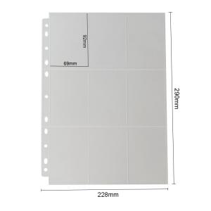 Wholesale Clear Mtg 9 Pocket Pages / Card Holder Cpp Materials Top Loading ISO from china suppliers