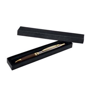 Wholesale custom black special texture paper pen box luxury gift pen box high end pen packaging box from china suppliers