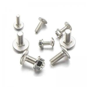 China Carriage Bolts DIN603 Round Head Square Neck Bolt With Flange Nuts Bolt on sale
