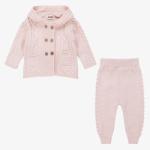 2023 Winter kids hoodie sweaters knitted design customized baby sweater set