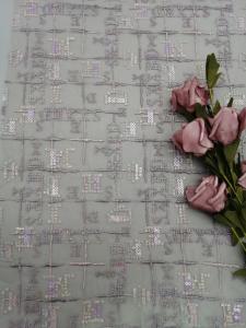 Wholesale Geo Sequin Embroidered Fabric Lace For Home Textiles from china suppliers