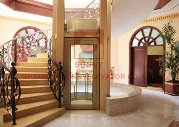 High Safety Residential Home Elevator 0.4m/S Speed For Apartment 12 Months