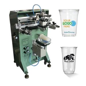 Wholesale Serigraphy Cylindrical Screen Printer With UV Curing Oven Machine from china suppliers