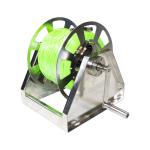 Slip Ring Fiber Optical Hand Crank Cable Reel 200mts Hand Crank Water Hose Reel