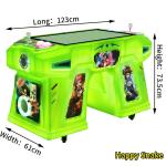 Green Coin-Op Arcade For Sale Two Person Arcade Machine Snake Game Console