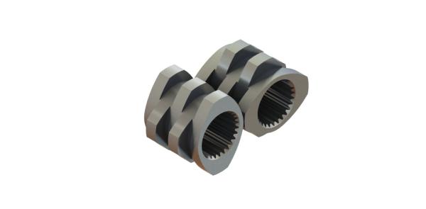 38CrMoAlA Customized Kneading Block Wear Resistance Neutral For Twin Screw