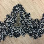 Jacquard Cord Eyelash Lace Border for Wedding Bridal Dress