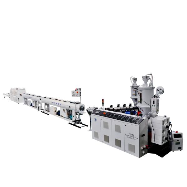 90-200mm PE HDPE Pipe Production Line Water Supply Floor Heating Pipe With High