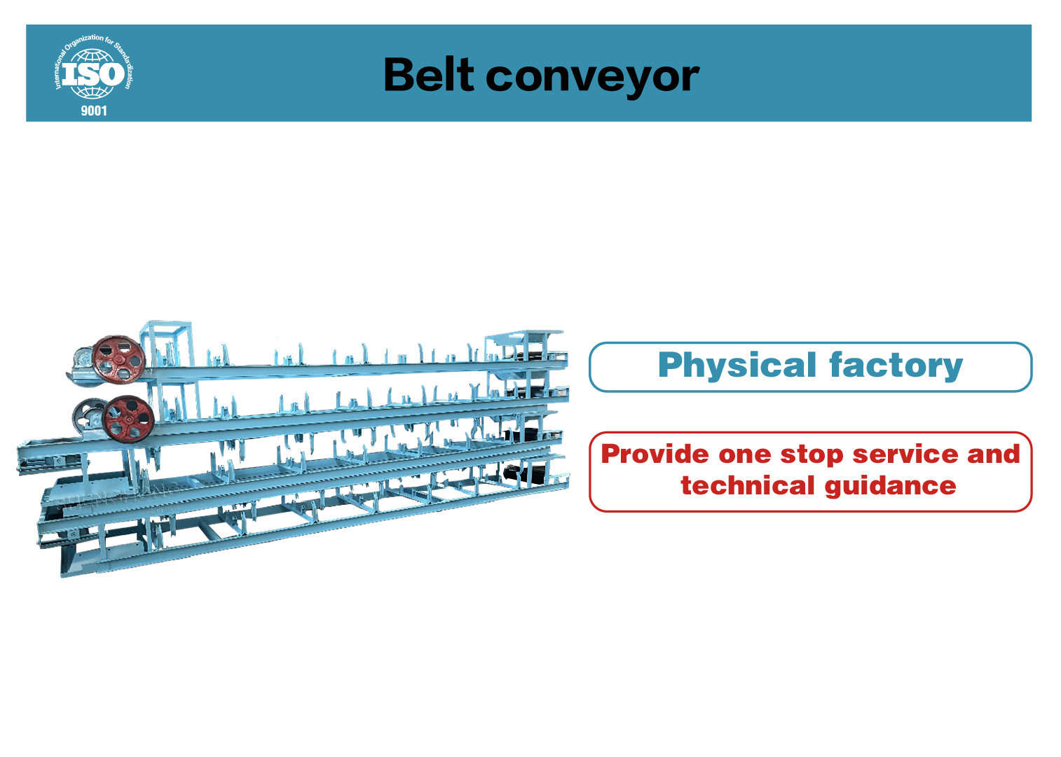 Load Capacity Belt Conveying Equipment For Industrial Handling