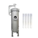 Sanitary Stainless Steel 304/316L Bottom Cartridge Filter Housing for Liquid