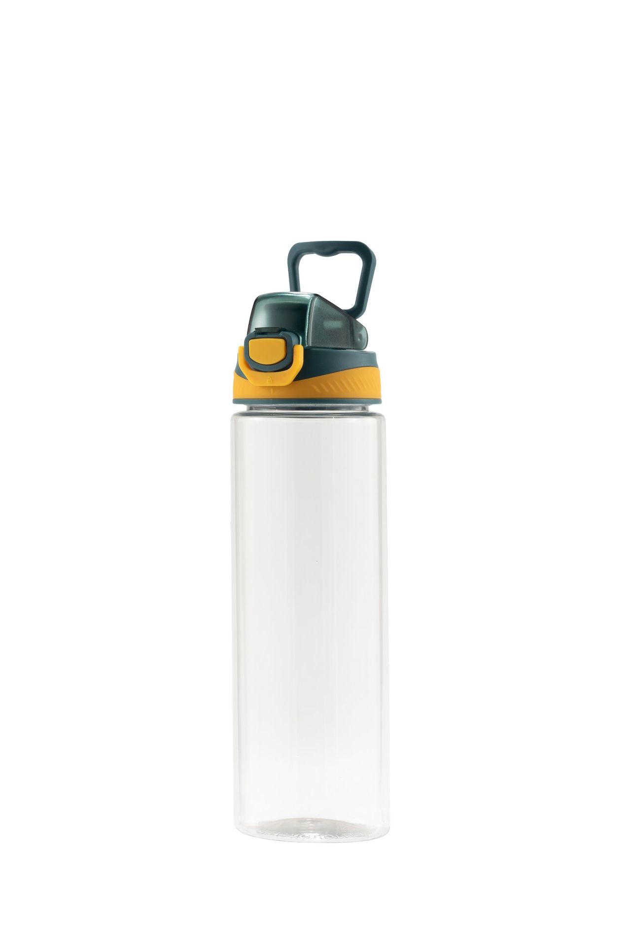 Renewable RPET Stylish 700 Ml Water Bottle Plastic Portable Handle Fashion Plastic Sports Water Bottles For Adults With GRS Certification