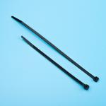 200mm Self Locking Nylon Cable Ties , SGS Black Plastic Cable Ties