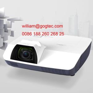Wholesale 3000 lumens XGA 1024*768 digital home projector 0.75m with 80&quot; screen from china suppliers