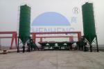 HZS35 35 M3/H Concrete Batch Mix Plant With Twin Shaft Horizontal Concrete Mixer