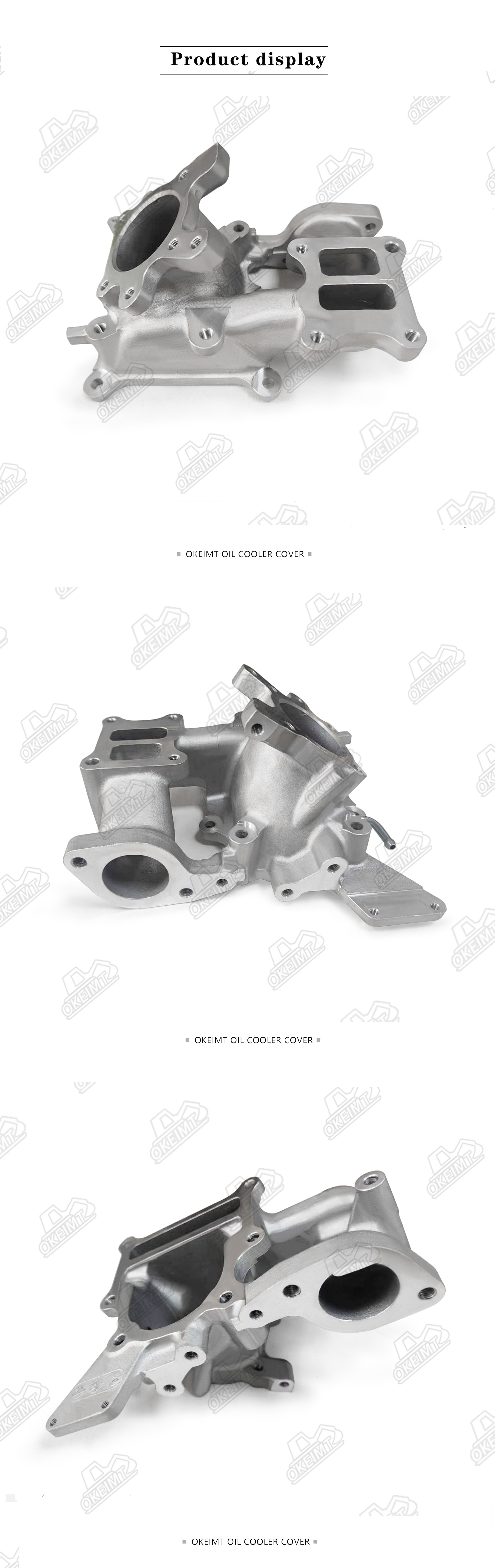 Aluminum Die Casting Exhaust Manifold Aluminum Seat HINO J05E
