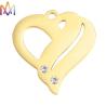 Buy cheap 22.5x23.5mm Polished Stainless Steel Hollow Heart Pendant from wholesalers