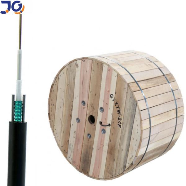 Aerial Duct Fibra Optica Outdoor Armored Single Mode Gyxtw 4 6 8 12 Core Fiber