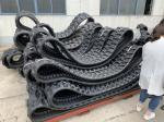 Excavator Paver Crawler Rubber Tracks Bolt On Wide Ground Adaptability