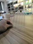 Decorative Clear Sanitaryware 6mm Glass Shower Door Panels