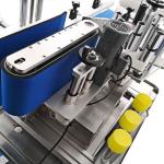 the lower price and hot sale tabletop automatic labeling machine for round