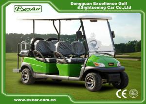 Wholesale Green 6 Passenger Electric Golf Carts Charging Time 8-10 Hours Steel Chassis from china suppliers