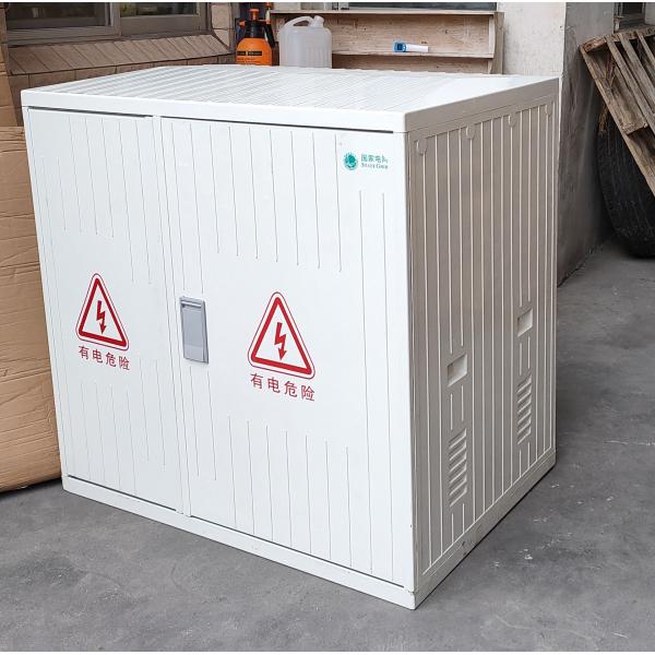Lockable Free Standing Enclosure Box Of Polyester SMC Fiber Glass Material