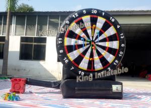 Wholesale Round 3m Arrows Target Inflatable Sport Game With Plato PVC 0.55mm Black from china suppliers