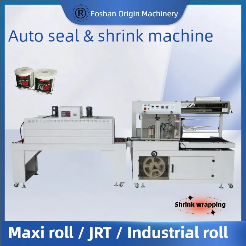 Toilet Roll Kitchen Towel Maxi Roll Multiple Rolled Tissue Production Line Machine Rewinding Cutting Packing