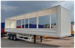 Versatile CIMC Tarped Semi-Trailer Frames Customizable For Cargo Protection