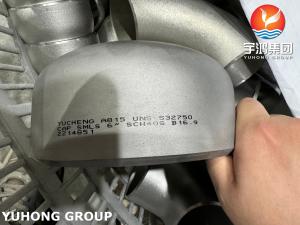 Wholesale Super Duplex SAF2507 Pipe Fittings , ASTM A815 WPS UNS S32750 Buttweld Cap from china suppliers